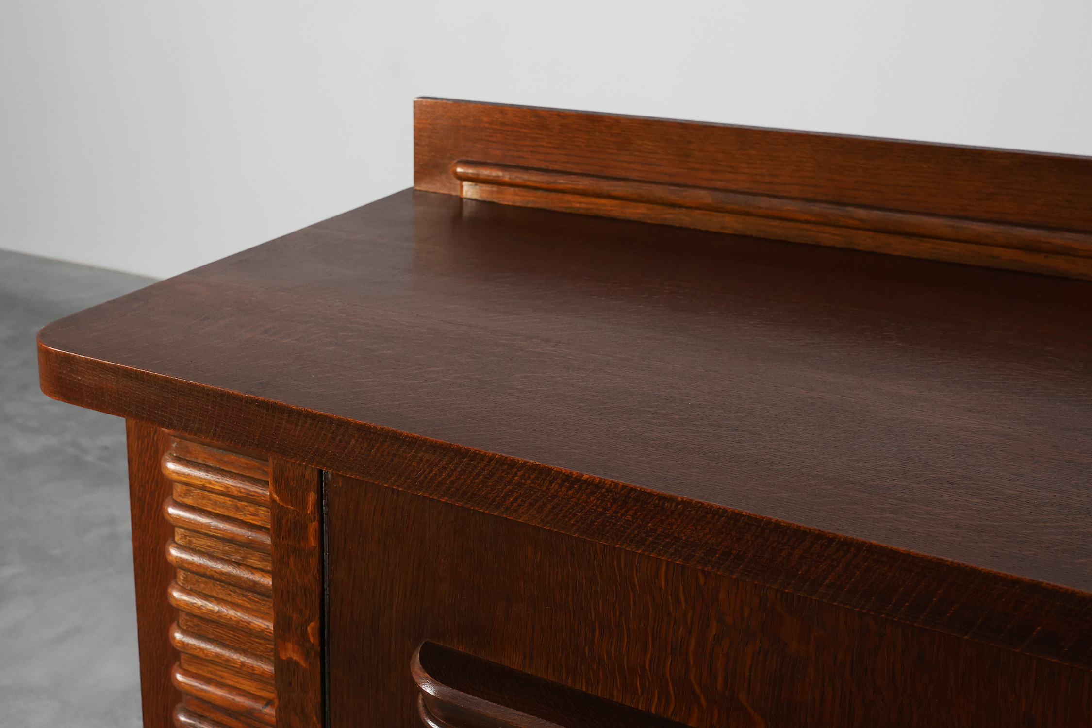 French Art Deco Oak Sideboard by Jacques Klein, circa 1925thumbnail